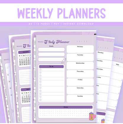 Study Digital Planner